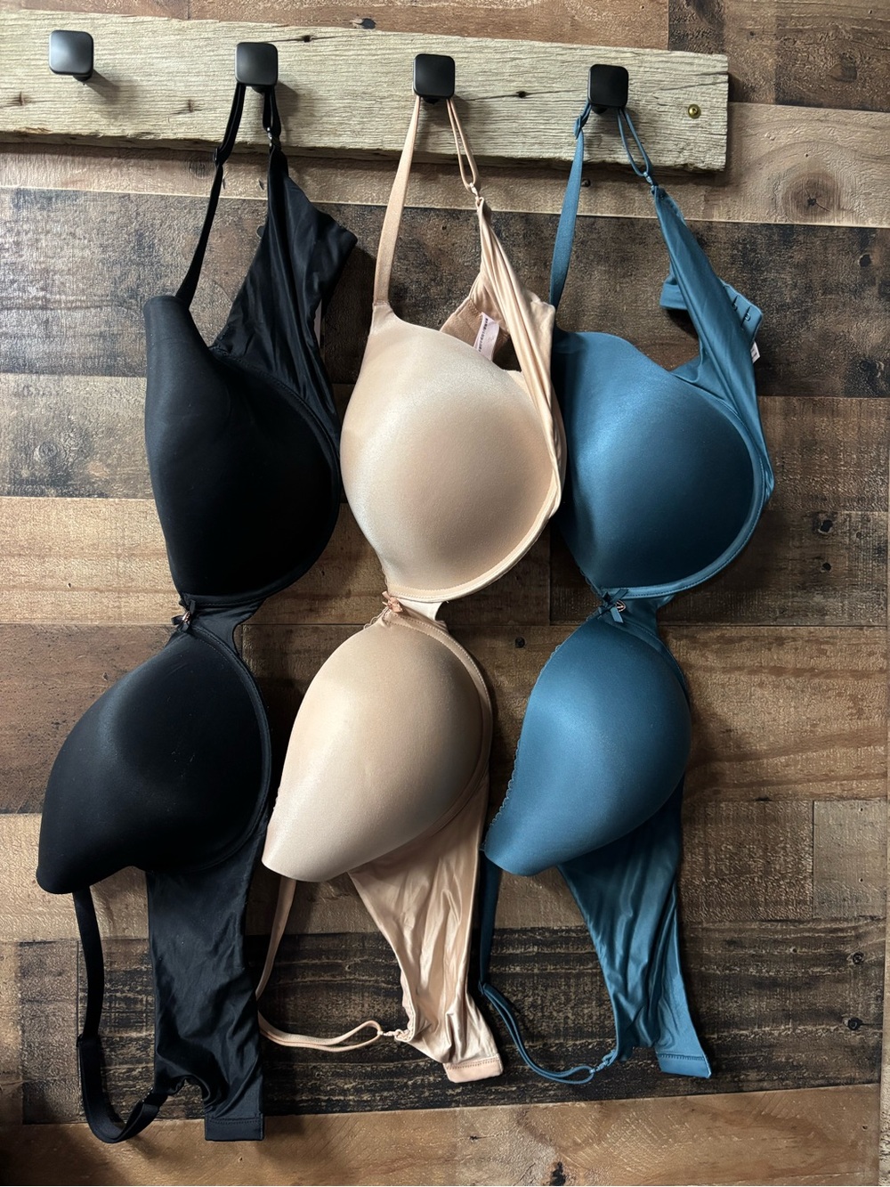 Victoria's Secret Underwire Bras - Black, Nude, Teal Blue